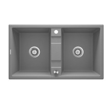 Mətbəx çanağı Deante Eridan S203, qranit, boz, 86x50x22 sm