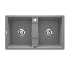 Mətbəx çanağı Deante Eridan S203, qranit, boz, 86x50x22 sm