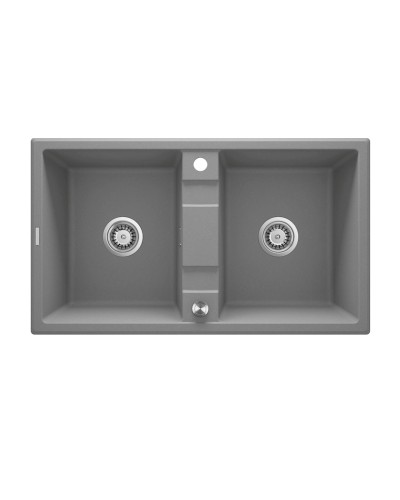 Mətbəx çanağı Deante Eridan S203, qranit, boz, 86x50x22 sm