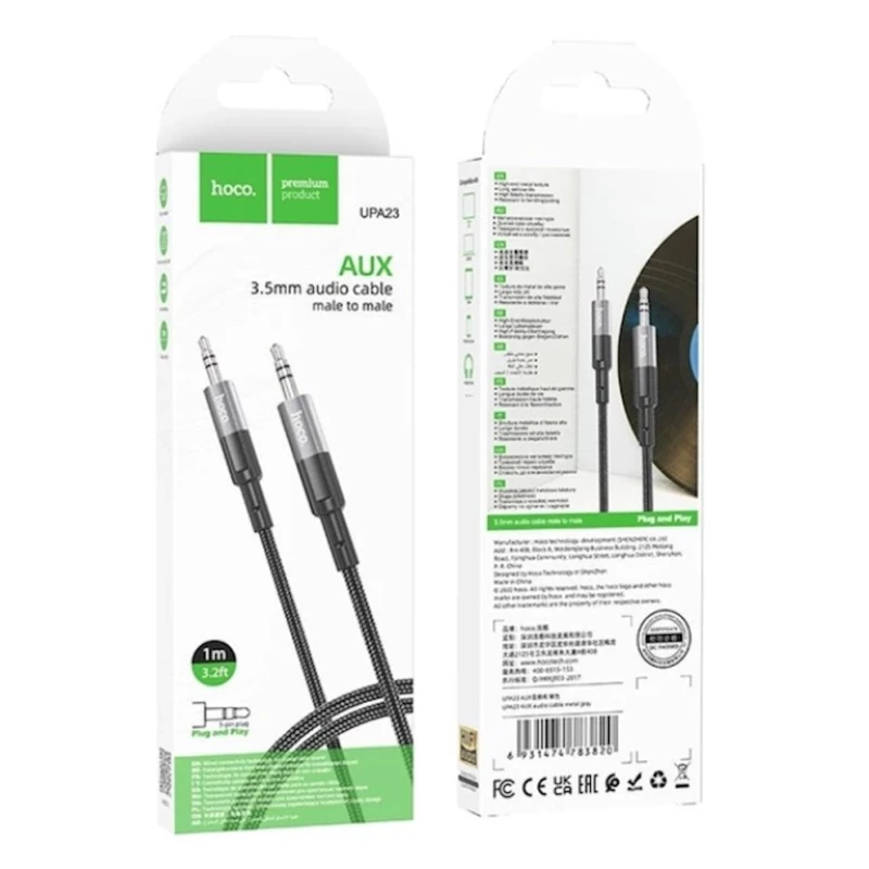Аудиокабель Hoco UPA23 AUX 3.5 mm