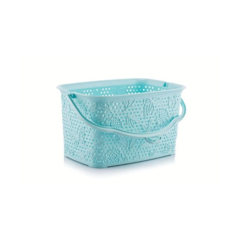 Paltar sıxacları üçün səbət NH_ASL1, 22x15x12 sm, plastik, mavi