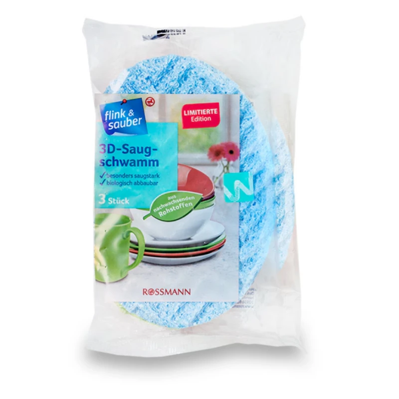 Набор губок Flink & Sauber, 3 шт, товар в ассортименте Набор губок Flink & Sauber, 3 шт, товар в ассортименте
