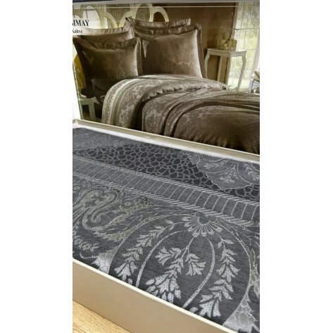 Комплект Dantela покрывало 260x260 см, наволочки 50x70 см Комплект Dantela покрывало 260x260 см, наволочки 50x70 см