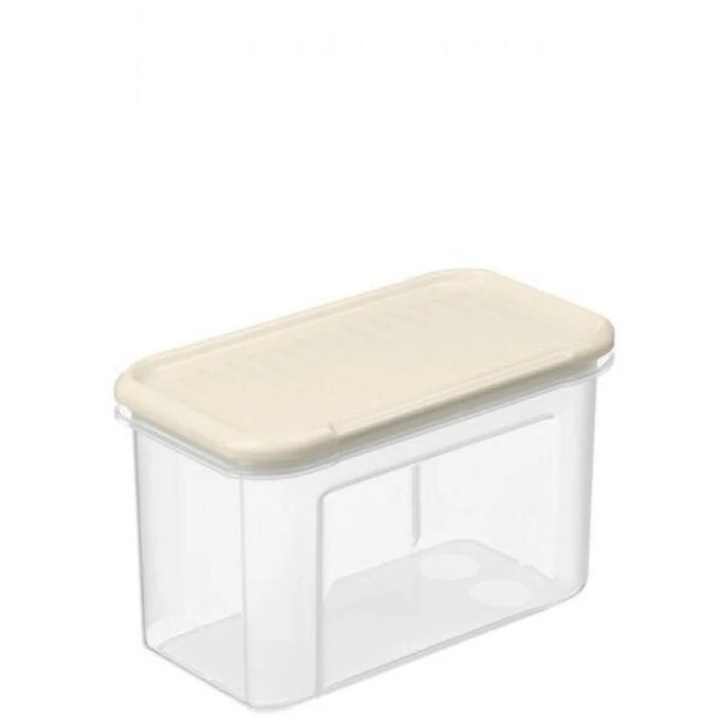 Kонтейнер для хранения Plast Team Modena, полипропилен, 1000 мл, бежевый Kонтейнер для хранения Plast Team Modena, полипропилен, 1000 мл, бежевый