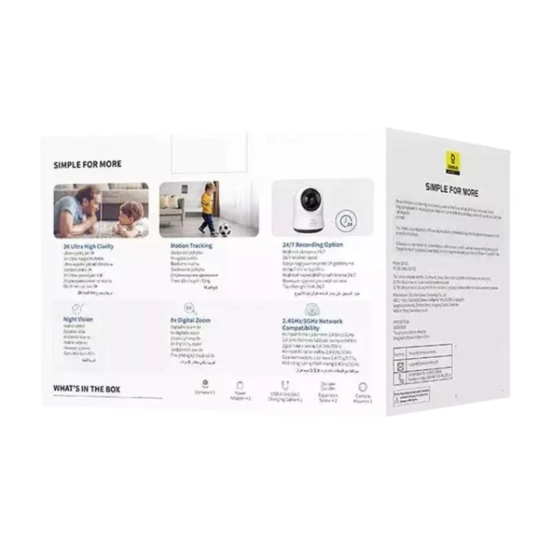 Камера видеонаблюдения Baseus Security P1 Pro Indoor Camera 3K White