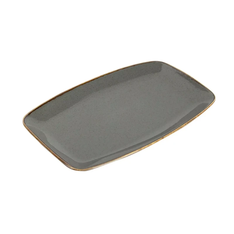 Тарелка Porland Seasons 04ALM004578, 32 см, фарфор, серый