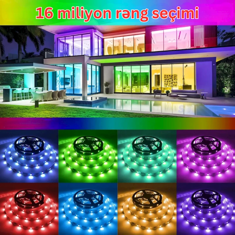 Светодиодная лента Tuya WiFi LED 10м Светодиодная лента Tuya WiFi LED 10м