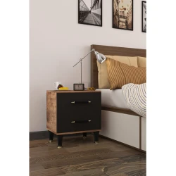 Tumba Art Mebel Art_tumba_33, laminat, votan/antrasit, 40x50x40 sm Tumba Art Mebel Art_tumba_33, laminat, votan/antrasit, 40x50x40 sm