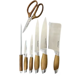 Набор ножей HausRoland ZGH_00509, коричневый, 8 шт