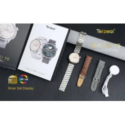 Ağıllı saat Telzeal T5 gümüşü