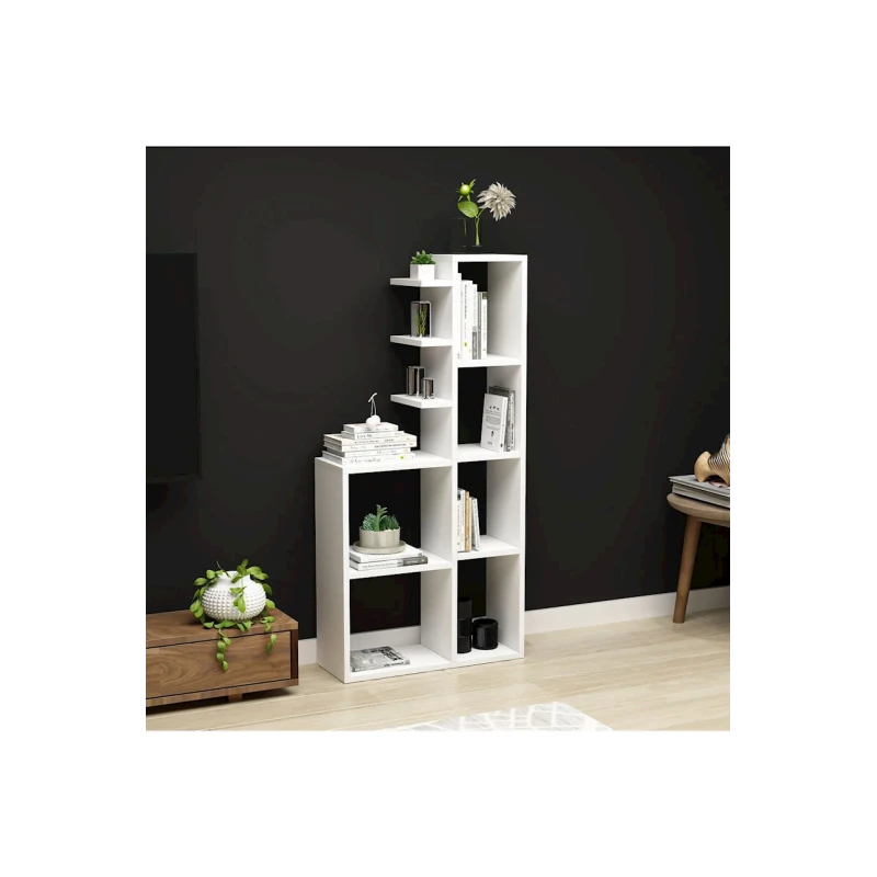 Стеллаж Ev Plus 12115603, ЛДСП, белый, 120x60x22 см Стеллаж Ev Plus 12115603, ЛДСП, белый, 120x60x22 см