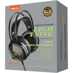 Qulaqlıq-qarnitur Recci Wired Gaming Headset REP-L20