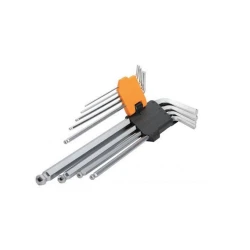 Комплект ключей торкс Tolsen с отверстием 9 шт T10-T50