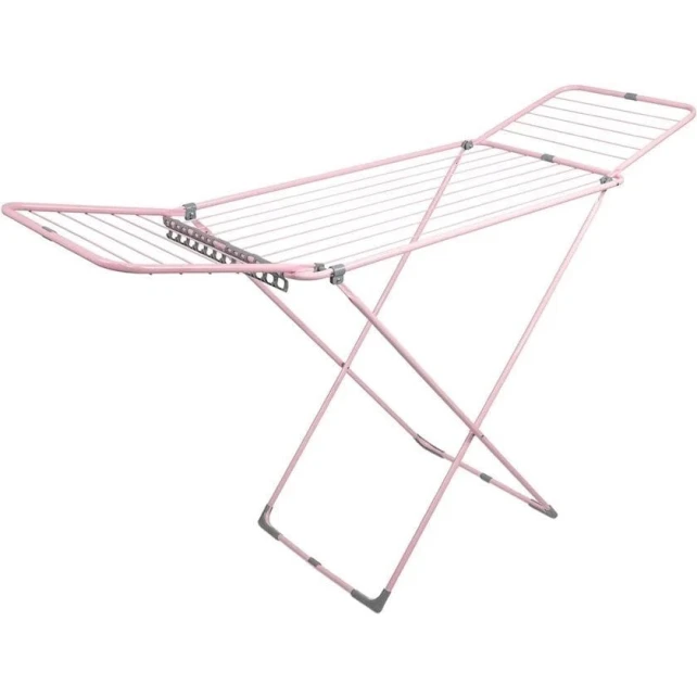 Сушилка для белья Perilla Mega Present, металл, розовая