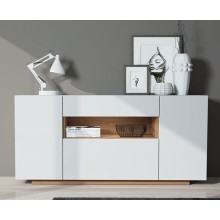 Komod 1,68x53x93 sm, 2 siyirmə, 2 qapılı, 2 rəng material - ZARR055