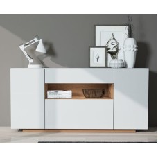 Komod 1,68x53x93 sm, 2 siyirmə, 2 qapılı, 2 rəng material - ZARR055