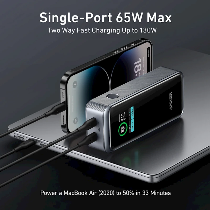 Xarici akkumulyator Anker Prime 12000mAh (130W) (A1335011)