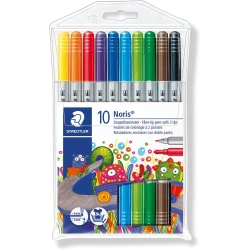 Набор двусторонних фломастеров Staedtler, 10 шт