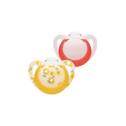 Набор пустышек Nuk Star, 6-18 месяцев, товар в ассортименте