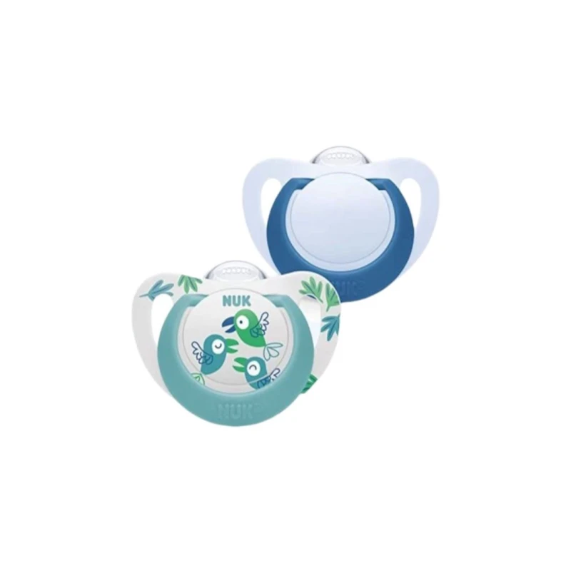 Набор пустышек Nuk Star, 6-18 месяцев, товар в ассортименте
