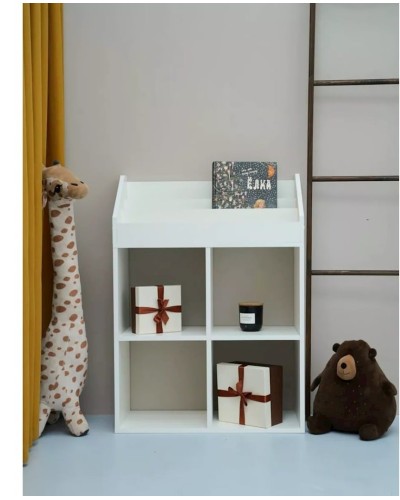 Stellaj Bear, 92x30x67 sm, LDSP, ağ
