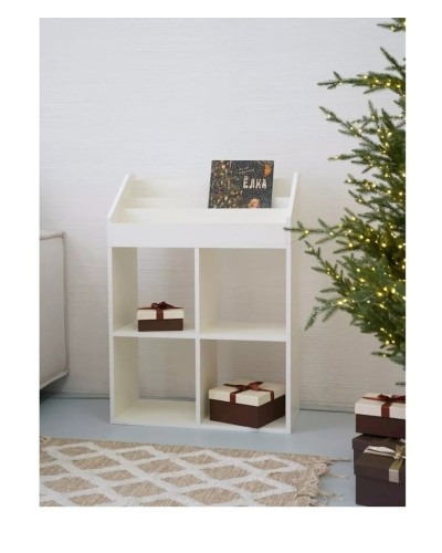 Stellaj Bear, 92x30x67 sm, LDSP, ağ