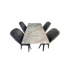 Yemək dəsti Kapitaşı MBL-5760 1-5456, boz, 140x80/90x50 sm