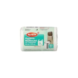 Мешки для мусора Rubin Hygiene, 5 л, 60 шт Мешки для мусора Rubin Hygiene, 5 л, 60 шт