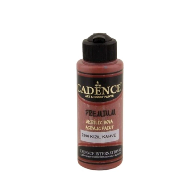 Декоративная акриловая краска Cadence Premium Acrylic Paint 7590 Red Brown, 120 мл