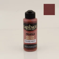Декоративная акриловая краска Cadence Premium Acrylic Paint 7590 Red Brown, 120 мл