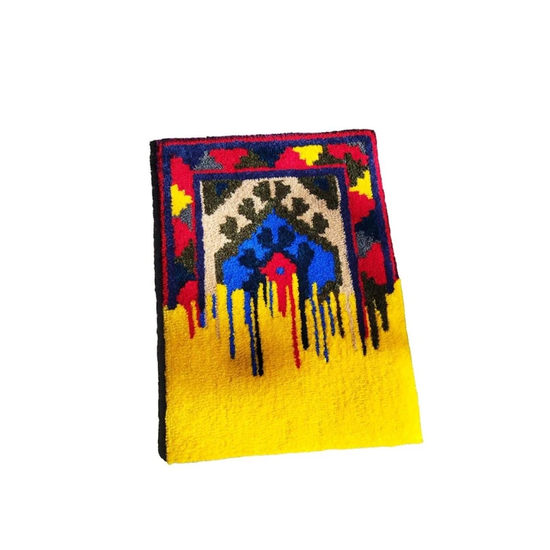 Ковер ручного производства NN Rugs 1112, разноцветный, 60x45 см