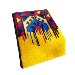 Ковер ручного производства NN Rugs 1112, разноцветный, 60x45 см