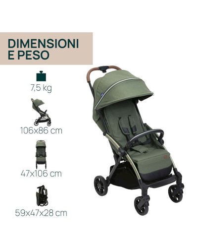 Uşaq arabası Chicco Goody Xplus Twinkle, yaşıl