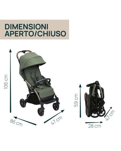 Uşaq arabası Chicco Goody Xplus Twinkle, yaşıl