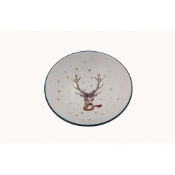 Миска Porland Winter 04ALM004490, 12 см, фарфор, белый