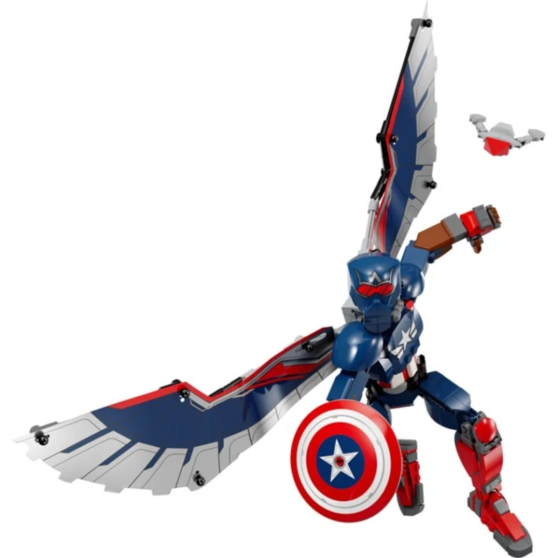 Конструктор LEGO Marvel: 76296 New Captain America Construction Figure Set, 359 элементов, 8+ лет