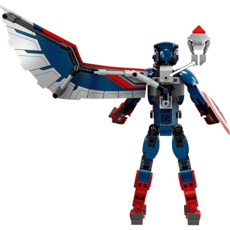 Конструктор LEGO Marvel: 76296 New Captain America Construction Figure Set, 359 элементов, 8+ лет