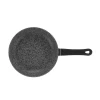 Сковородка Gipfel Arnica 0538, 24 см, алюминий, трехслойное антипригарное покрытие, черная