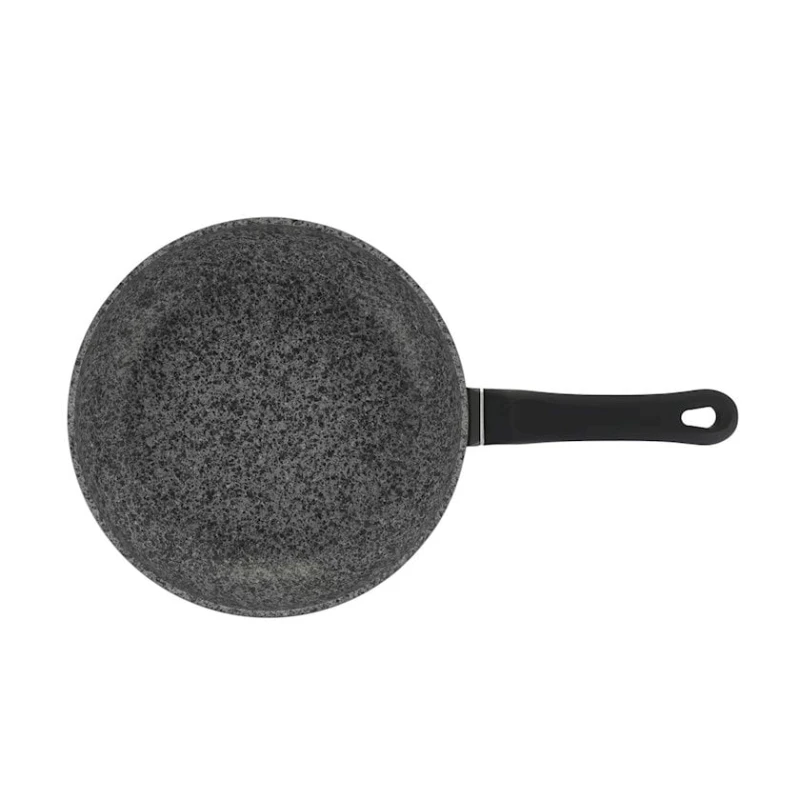 Сковородка Gipfel Arnica 0538, 24 см, алюминий, трехслойное антипригарное покрытие, черная