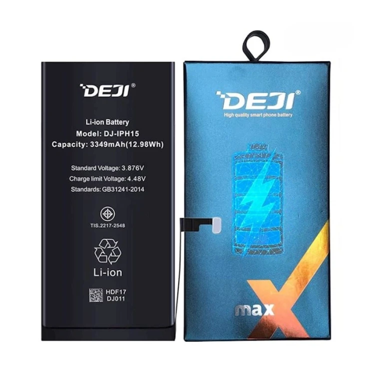 Аккумулятор Deji DJ-IPH15 для смартфона iPhone 15 - 3349 mAh (A3018) Аккумулятор Deji DJ-IPH15 для смартфона iPhone 15 - 3349 mAh (A3018)