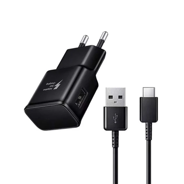 Сетевой зарядное устройство Samsung Fast charge USB-Type-C Universal Black Сетевой зарядное устройство Samsung Fast charge USB-Type-C Universal Black