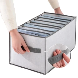 Органайзер для брюк NH-8A77C4, ткань, серый, 36x25x20 см Органайзер для брюк NH-8A77C4, ткань, серый, 36x25x20 см