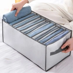 Органайзер для брюк NH-8A77C4, ткань, серый, 36x25x20 см Органайзер для брюк NH-8A77C4, ткань, серый, 36x25x20 см