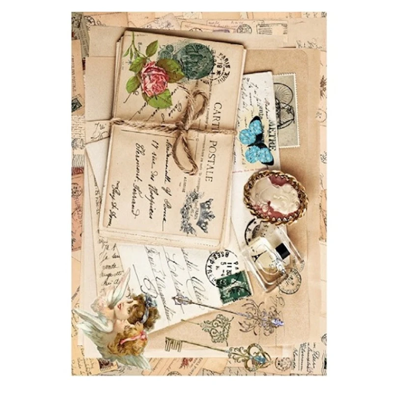 Рисовая бумага для декупажа Cadence А3 - 303 Рисовая бумага для декупажа Cadence А3 - 303