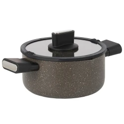 Qazan Werner Organic Stone style, 20 sm, 2.8 l, alüminium, qəhvəyi