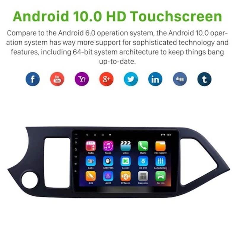 Автомобильный монитор Still Coll Kia Picanto 2011-2014