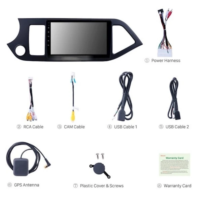 Автомобильный монитор Still Coll Kia Picanto 2011-2014