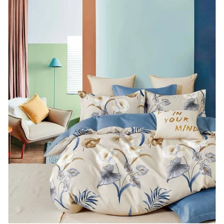 Yataq dəsti MiraNova SF-339, ranfors, rəngbərəng, mələfə 250х250 sm, yorğan üzü 200х230 sm, 2 əd yastıq üzü 50х70 sm