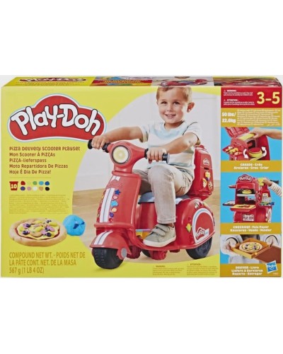 Oyun dəsti Hasbro F8803 Play-Doh Pizza Delivery Scooter skuter ilə, 3+ yaş