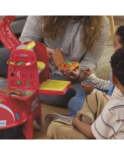Oyun dəsti Hasbro F8803 Play-Doh Pizza Delivery Scooter skuter ilə, 3+ yaş